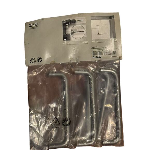 IKEA Kosing Cabinet Drawer Handles 128mm Pack of Six 200.512.01 House Bath NEW - Picture 4 of 4